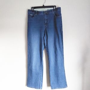 Lee Comfort Stretch High Rise 14s Womens Jeans Medium Wash